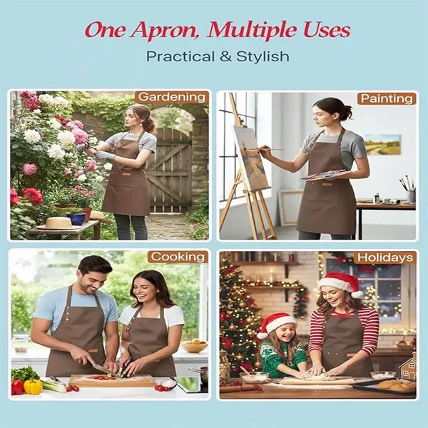 Logo work clothes for canvas waterproof apron
