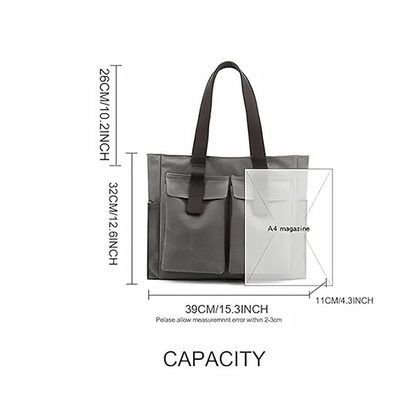 Korean style large capacity handbag shoulder bag