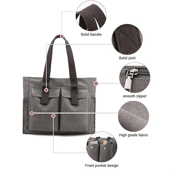 Korean style large capacity handbag shoulder bag