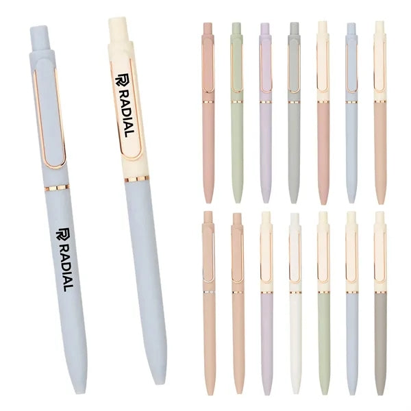 Pastel Gel Pen Click Smooth Writing Custom Logo Gift