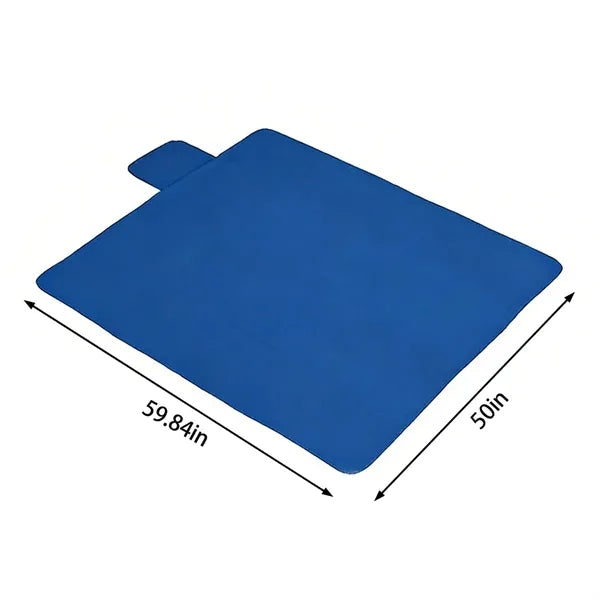 Outdoor travel portable fleece mat foldable picnic blanket