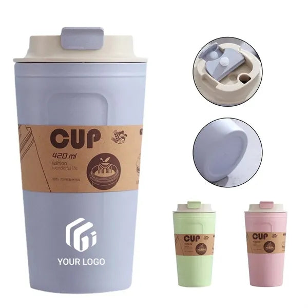 14oz leakproof eco-friendly coffee cup drinking tumbler