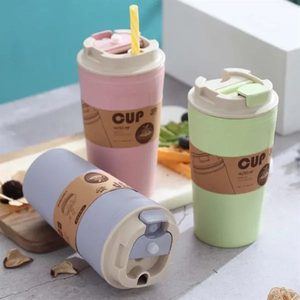14oz leakproof eco-friendly coffee cup drinking tumbler