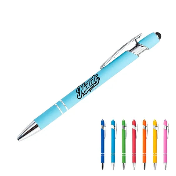 Metal Retractable Ballpoint Pen, Aluminum Barrel