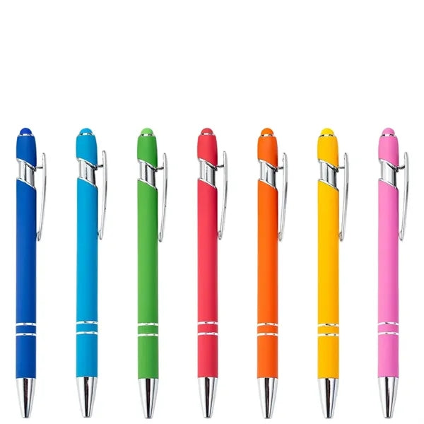 Metal Retractable Ballpoint Pen, Aluminum Barrel