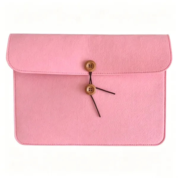 Felt A4 Document Bag with Custom Logo Available