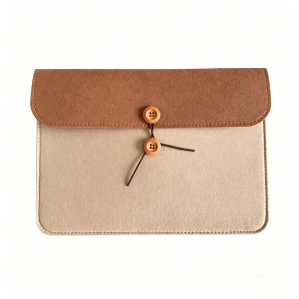Felt A4 Document Bag with Custom Logo Available