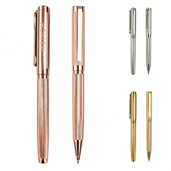 Exquisite stainless steel ballpoint pen