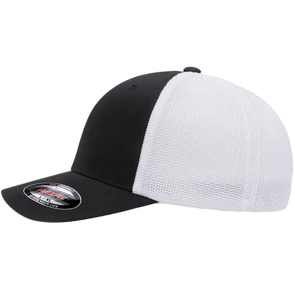 Flexfit Two-Tone Trucker Mesh Fitted Cap