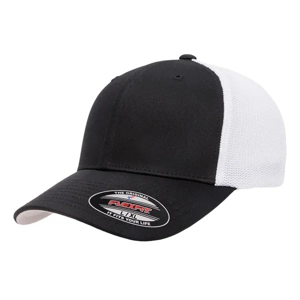 Flexfit Two-Tone Trucker Mesh Fitted Cap