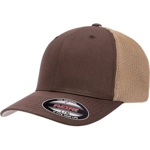 Flexfit Two-Tone Trucker Mesh Fitted Cap