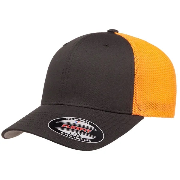Flexfit Two-Tone Trucker Mesh Fitted Cap