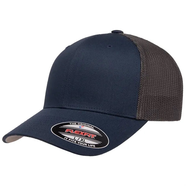 Flexfit Two-Tone Trucker Mesh Fitted Cap