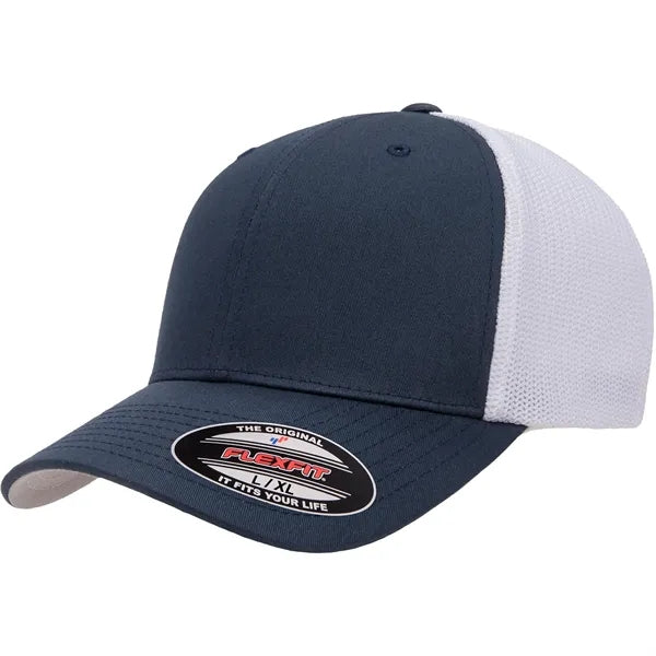 Flexfit Two-Tone Trucker Mesh Fitted Cap