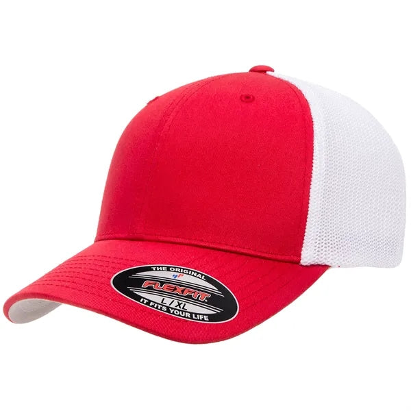 Flexfit Two-Tone Trucker Mesh Fitted Cap