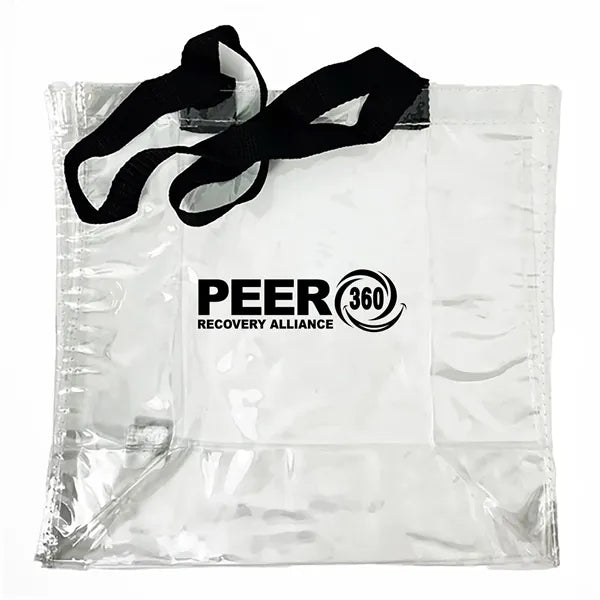 PVC Clear Stadium Tote Bag
