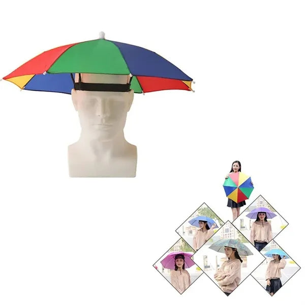 Hands-Free Umbrella Hat