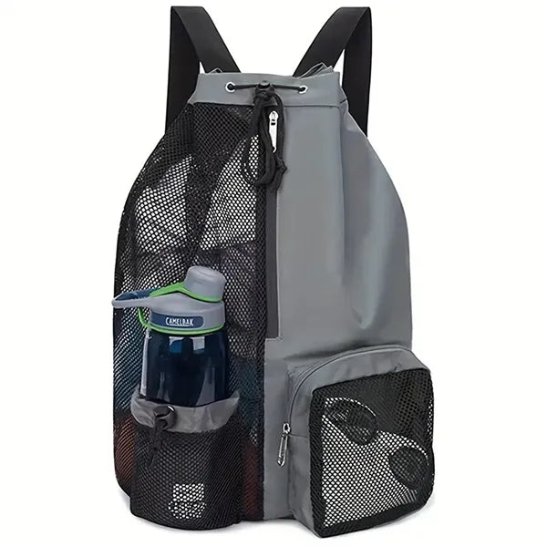 Drawstring Mesh Backpack