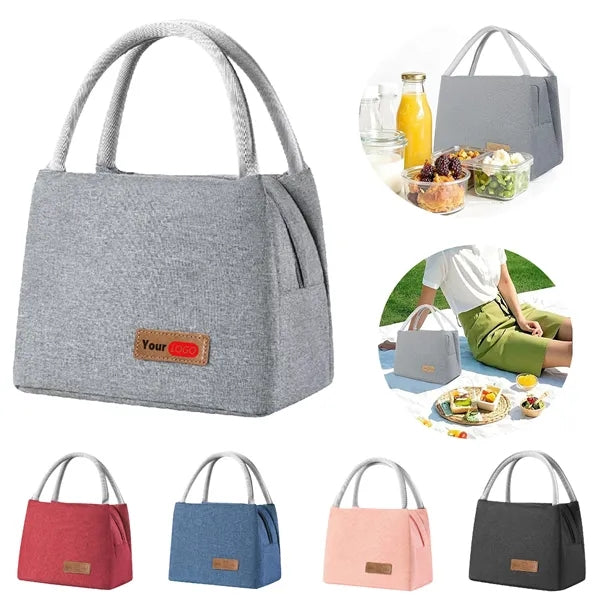 Thickened Lunch Bag with Handles for Picnic Food Storage