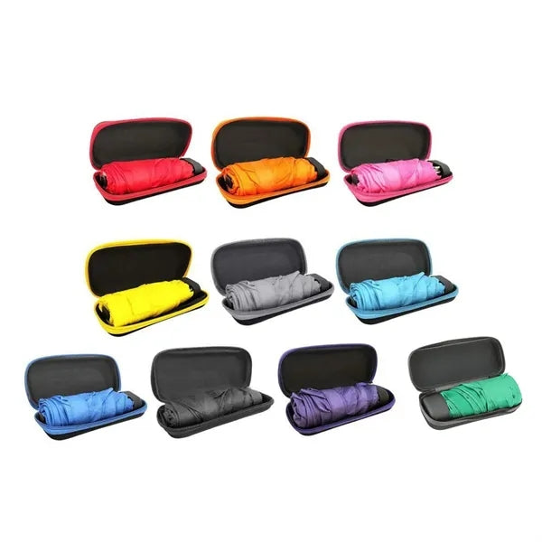 37" Mini Pocket Folding Umbrella with Carrying Case