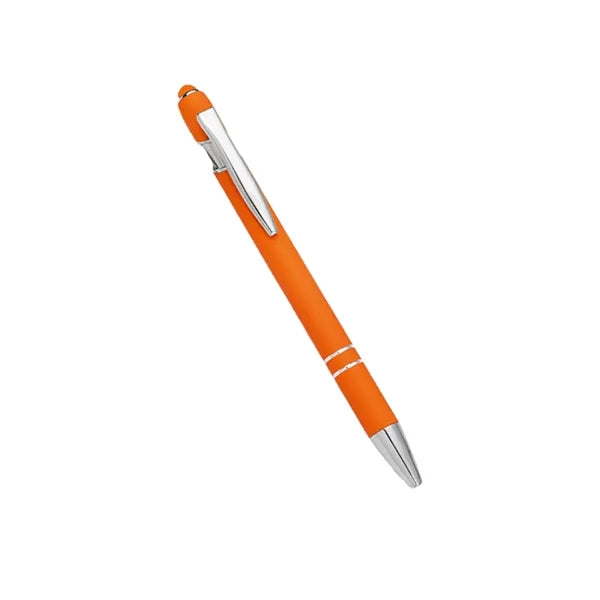 Metal Soft Touch Ballpoint Pen / Stylus