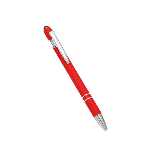 Metal Soft Touch Ballpoint Pen / Stylus