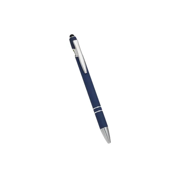 Metal Soft Touch Ballpoint Pen / Stylus