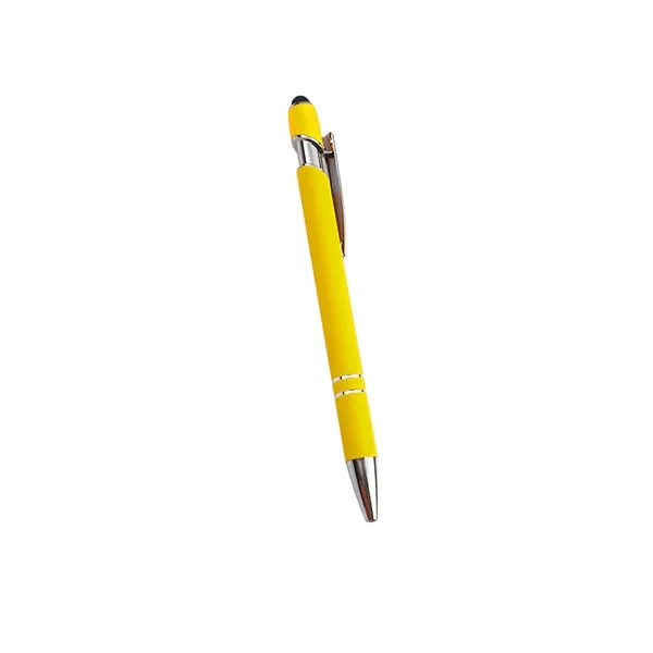 Metal Soft Touch Ballpoint Pen / Stylus