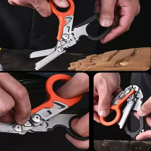 6-in-1 Folding Outdoor Emergency Rescue Shears