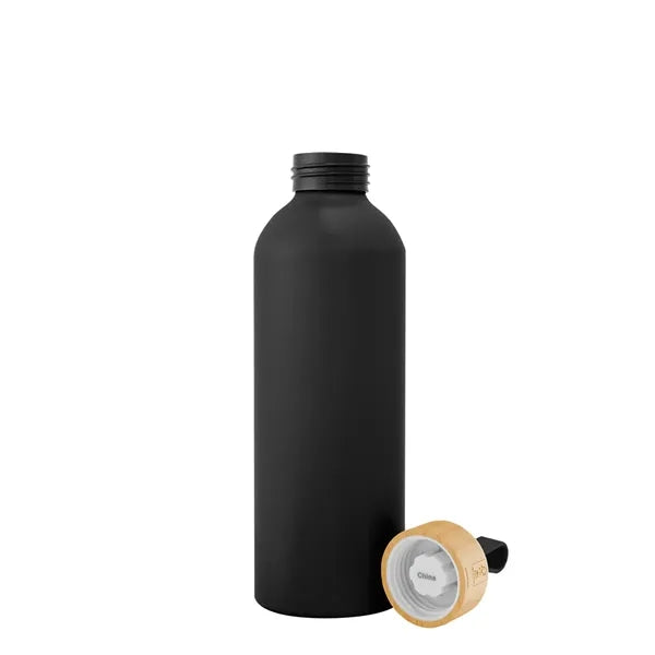 25 Oz. Blaire Recycled Aluminum Bottle With Bamboo Lid An...