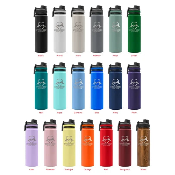 22 Oz. Tempercraft Sport Bottle w/Sport Lid