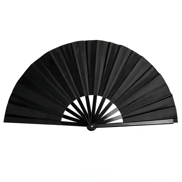 13 in Folding Fabric Hand Fan