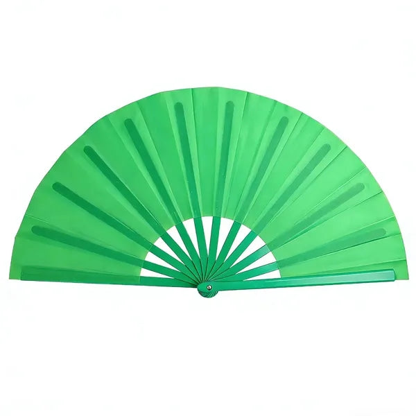 13 in Folding Fabric Hand Fan