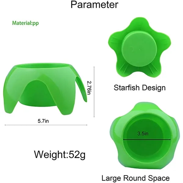 Stackable Gear Cup Holder Beach Sand Coasters