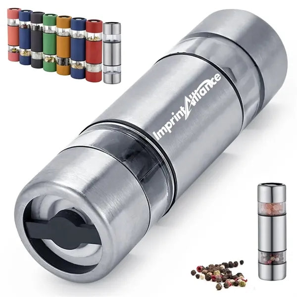 2-in-1 Dual Ended Manual Salt & Pepper Grinder Mill