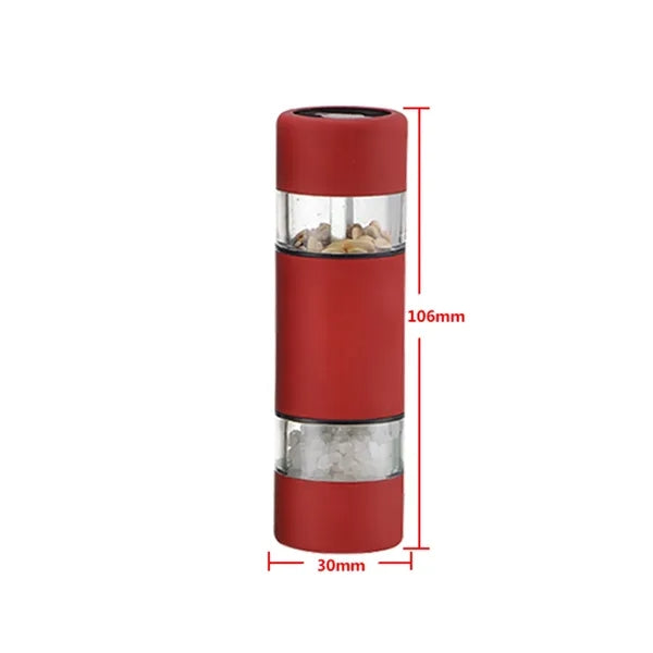2-in-1 Dual Ended Manual Salt & Pepper Grinder Mill