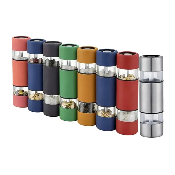 2-in-1 Dual Ended Manual Salt & Pepper Grinder Mill