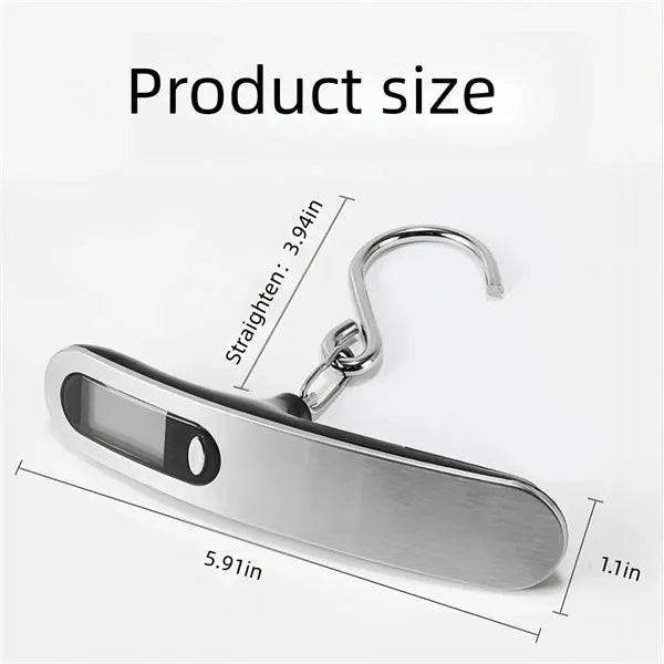 Portable Digital Luggage Scale, USB Rechargeable Hook