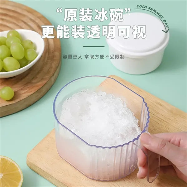 Manual Ice Crusher, Hand Crank Shaved Machine for Home