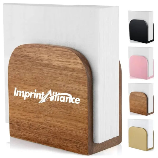 Wooden Napkin Holder & Tabletop Tissue Dispenser Stand