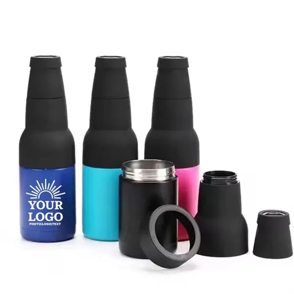 4-in-1 Design Slim Can Beer Bottle Insulators