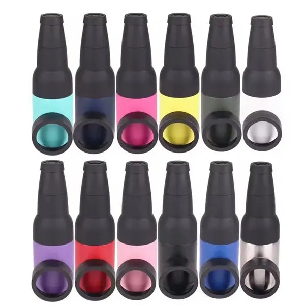 4-in-1 Design Slim Can Beer Bottle Insulators