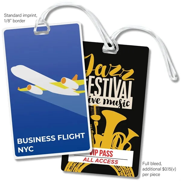 Imprinted Large Luggage Tag