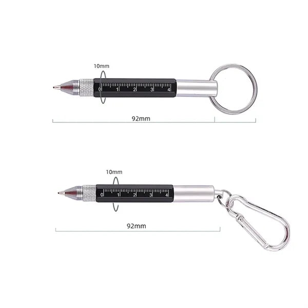 6 In 1 Multi Tool Pen Keychain