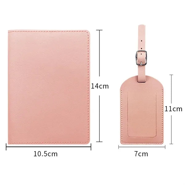 Passport Holder Cover Wallet And Luggage Tag Set