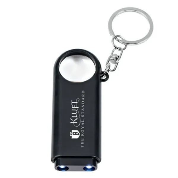 Magnifier And LED Light Key Chain