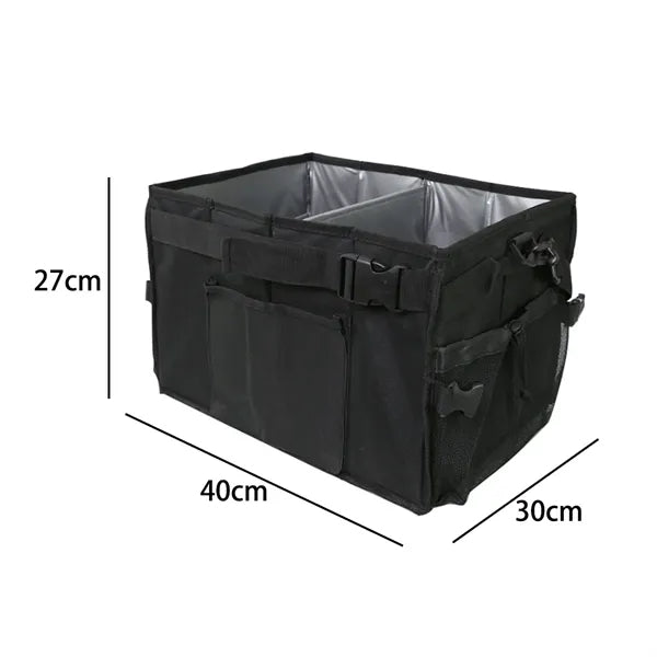 Foldable BBQ Tool Organizer & Camping Bag w/ Shoulder Strap