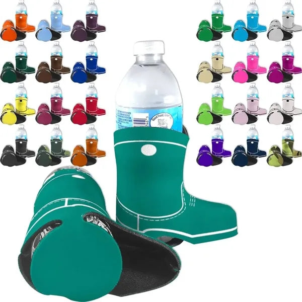 Boot Shaped Neoprene 12oz Can Cooler Sleeve