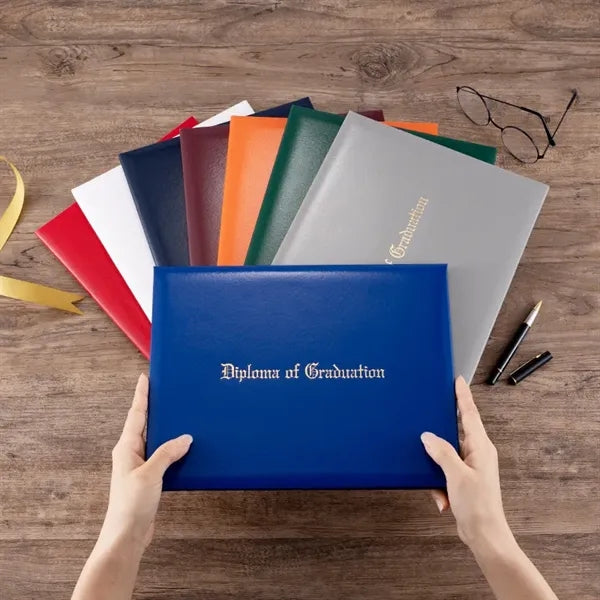 Faux Leather Certificate Holder