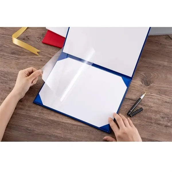 Faux Leather Certificate Holder